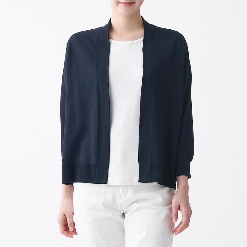 Unstamped Good Brand MUJI Female Strong Twisted Short Version Cardiovercoat