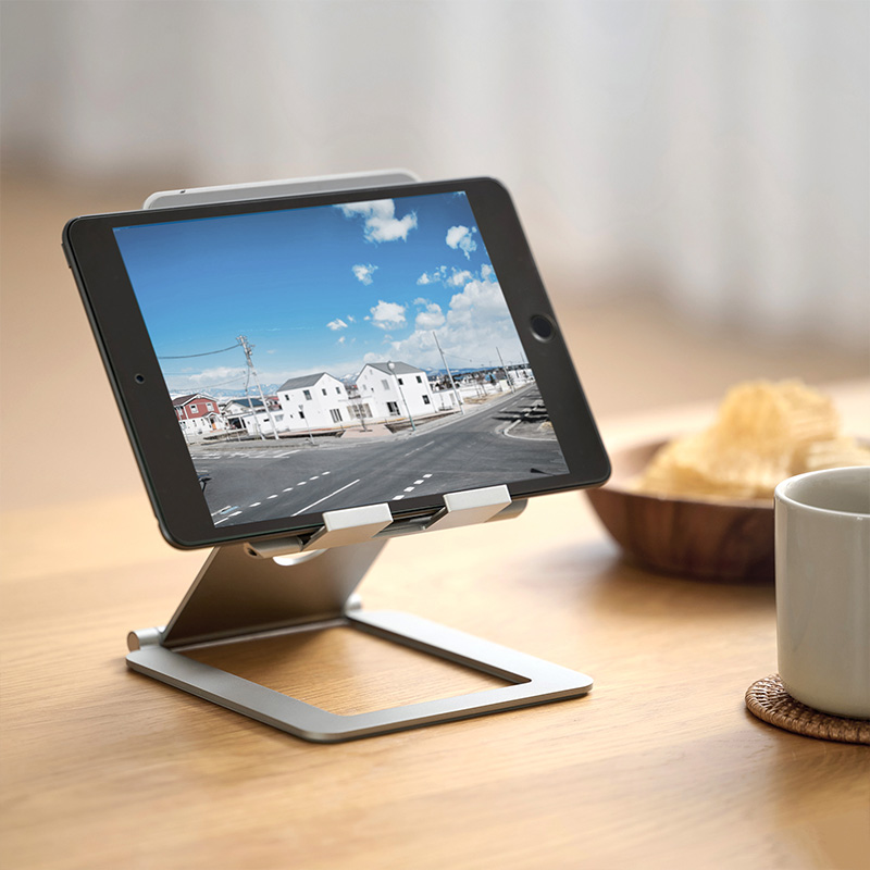 無印良品 アルミ合金製 タブレット デスクトップ スタンド 折りたたみ式