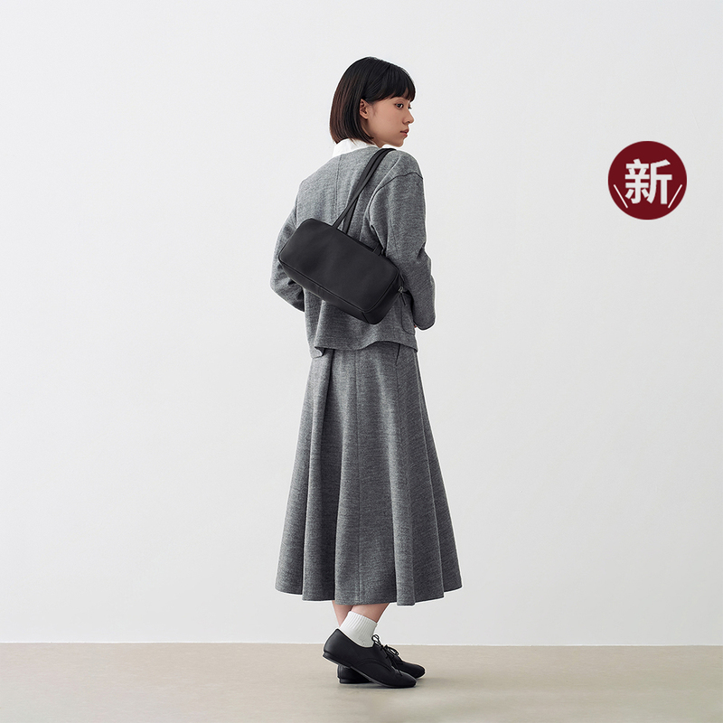Muji Sheepskin Bowling Bag Men's and Women's Bags New Product