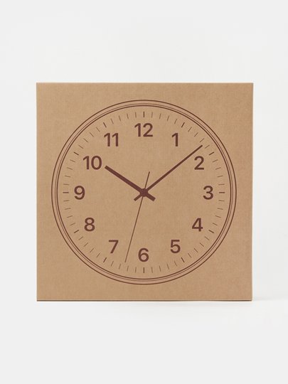 无印良品 MUJI 指针式时钟 挂墙家用时尚现代客厅装饰挂钟