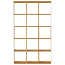 MUJI modular wooden frame set 5 layers × 3 columns OA white oak style