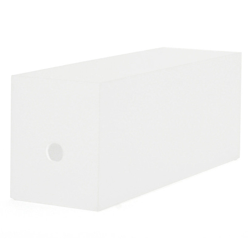 Unstamped Good Pink MUJI Polypropylene File Box 1 2