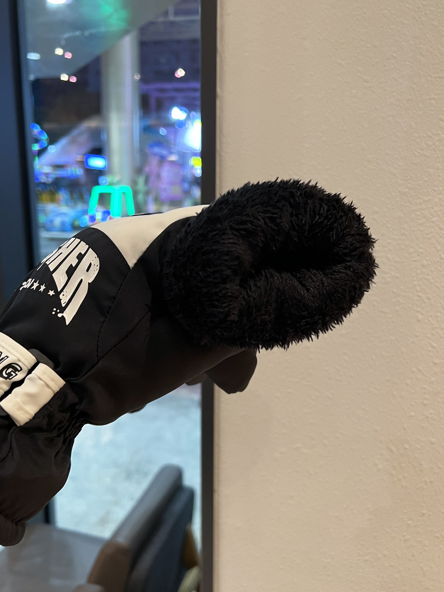 Men's Trendy Winter Ski Gloves with Fleece Lining, Thickened, Suitable for Riding in Northeast, Cotton Gloves for Women, Touchscreen Compatible, Windproof and Water-Resistant