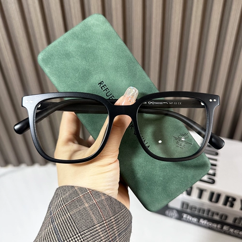 TR Black Frame Glasses Рамки для лица лица лица, маленькое лицо, можно оборудовать определенной степенью анти -блюдных световых каркасов, глаз миопии, женское корейское издание