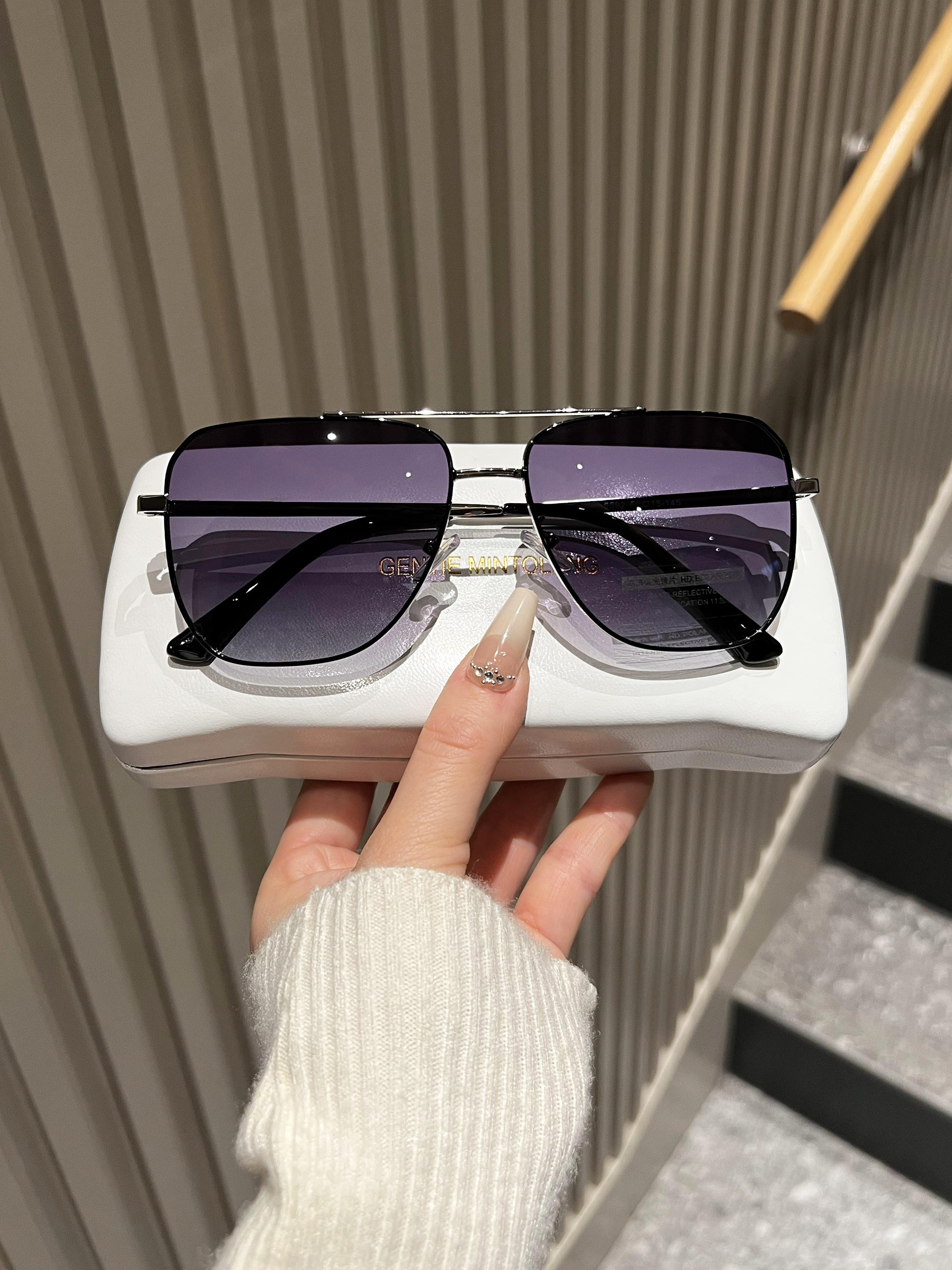 Polarized Sunglasses for Men 2024 New Retro Aviator Sunglasses for Driving, Fishing, High-Definition, Uv Protection