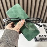 Ретро брови миопические очки мужская половина коробка si wenshuooshuai может соответствовать цвету изменение линзы простые очки