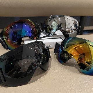 超大无框滑雪眼镜潮男女防风沙户外运动雪地登山装备护目镜大球面