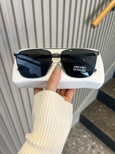 2025 New Polarized Sunglasses for Men Drivers Personality Trendy Big Face Sunglasses Double Beam Driving Special Glasses for Fishing