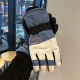 Лыжные мужские удерживающие тепло утепленные водонепроницаемые ветрозащитные дорожные перчатки, большой размер