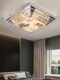 New Living Room Lamp Led Crystal Lamp Rectangular Ceiling Lamp Bluetooth Music Lamp Home Hall Lamp Bedroom Lamp