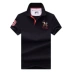 Mùa hè nam tay ngắn polo áo thun ve áo màu rắn kinh doanh Áo sơ mi polo lỏng cotton xu hướng áo sơ mi nam