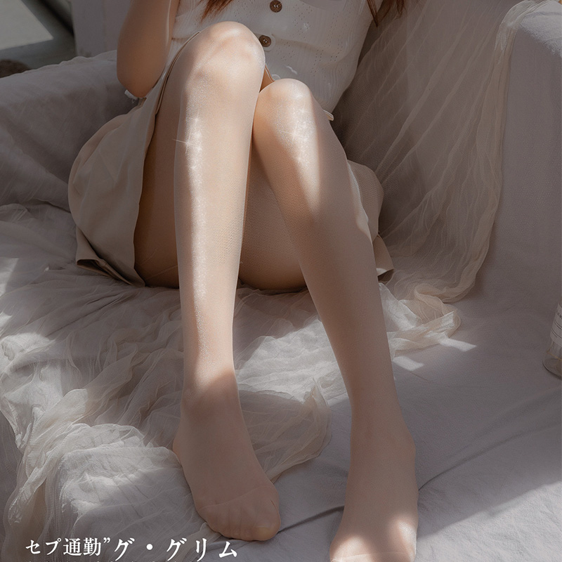 10D ultra - thin sex pearl light after crotch flat pantyhose daily trace shiny velvet invisible silk socks summer