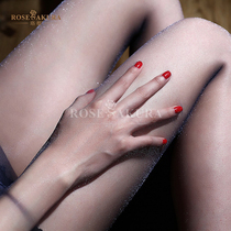 Lo Chengxing series ultra thin sexy T - gear small crotch pantyhose fun transparent pearl flash stealth stockings