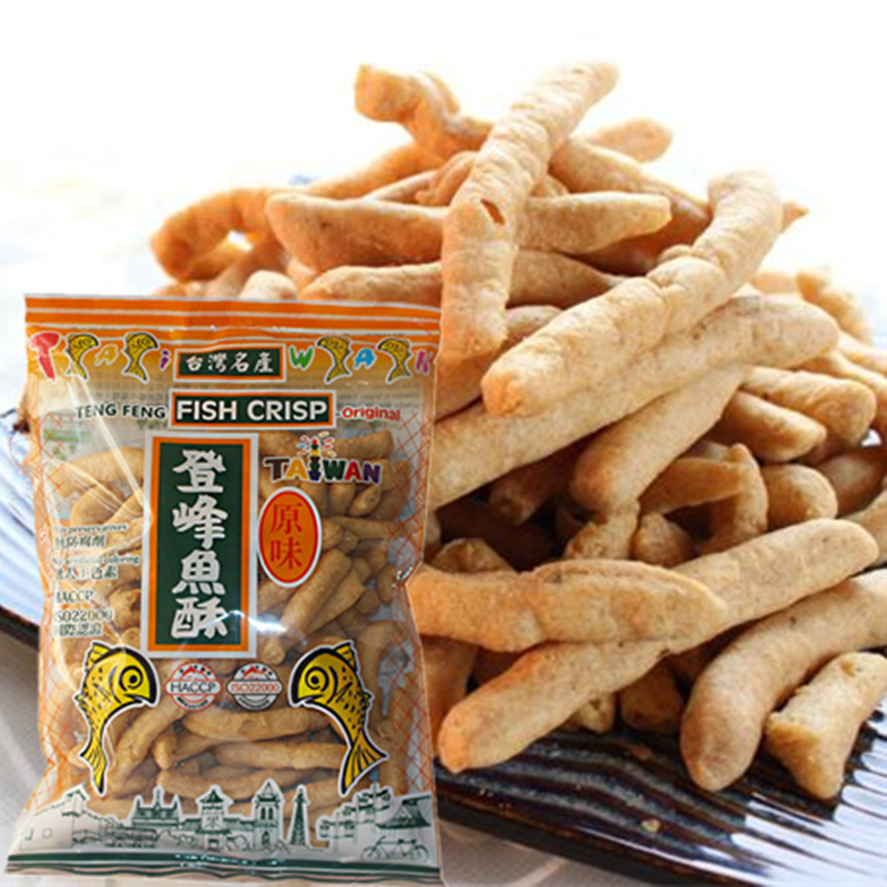 Taiwan Freshwater Tefilte Peaks Original Taste Fish Crisp Shrimp Ghee Office Casual Puffed Zero Food 150g Beats 2