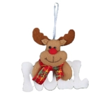 Рождественский декор, подвеска с буквами для пожилых людей, ткань