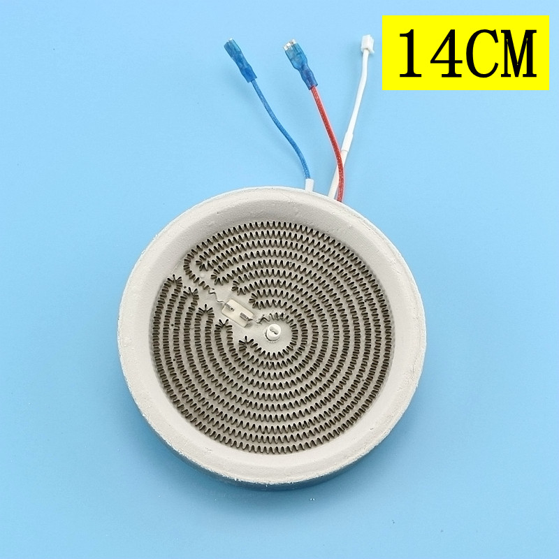 Electric ceramic furnace accessories heating plate 14CM1300W gold stove you mingtang tea stove core infrared heating wire heating plate