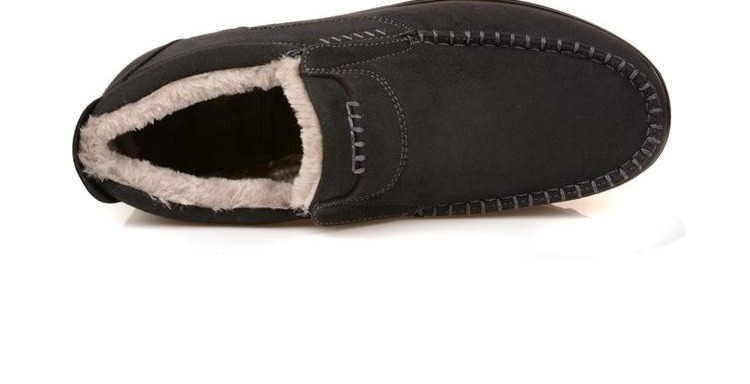 Hội trường giày Zhonghao Old Bắc Kinh giày vải mùa đông giày cotton nam cao để giúp ấm đôi giày cha trung niên dày cộng với giày nhung nam - Giay cao giày sneaker nam trắng