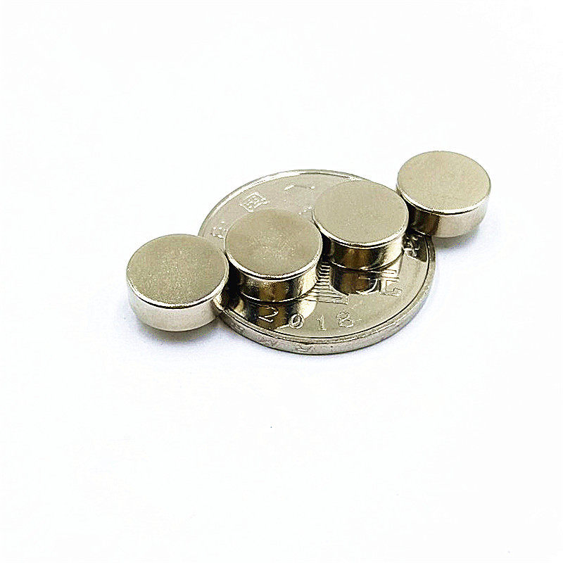 Strong magnet round powerful magnet ultra-thin sheet Packaging alnico horn magnet rare earth neodymium iron boron permanent magnet 10 mm