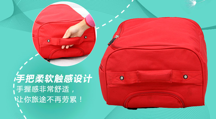 Túi đựng xe đẩy du lịch Nữ nam siêu nhẹ túi xe đẩy Không thấm nước vali nhỏ kéo hộp kéo hành lý túi xe đẩy vali sunny