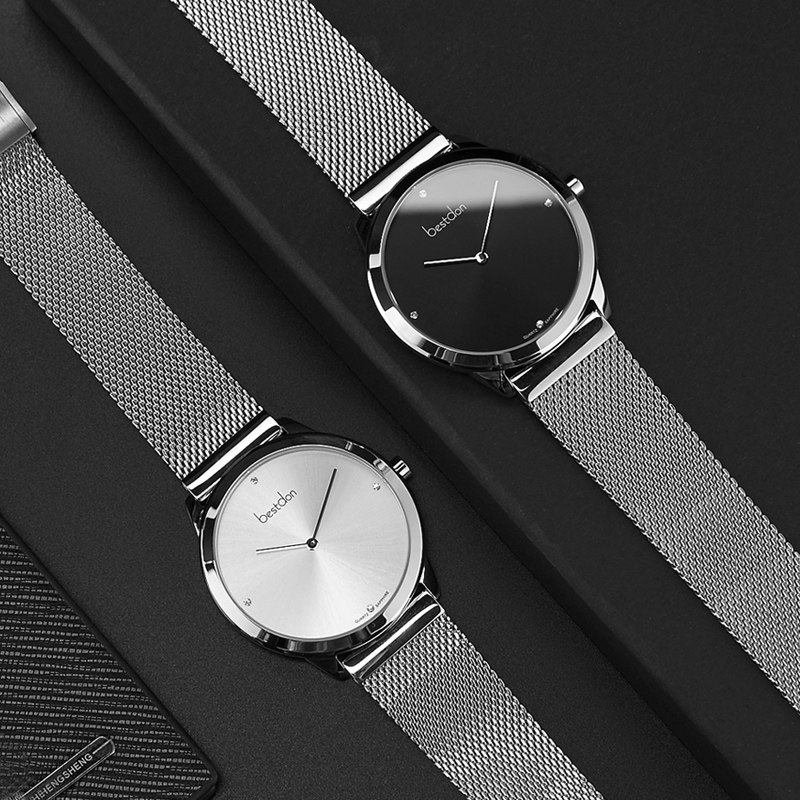 Bangton watch men's and women's ultra-thin couple watch business simple student trend waterproof high-value quartz watch