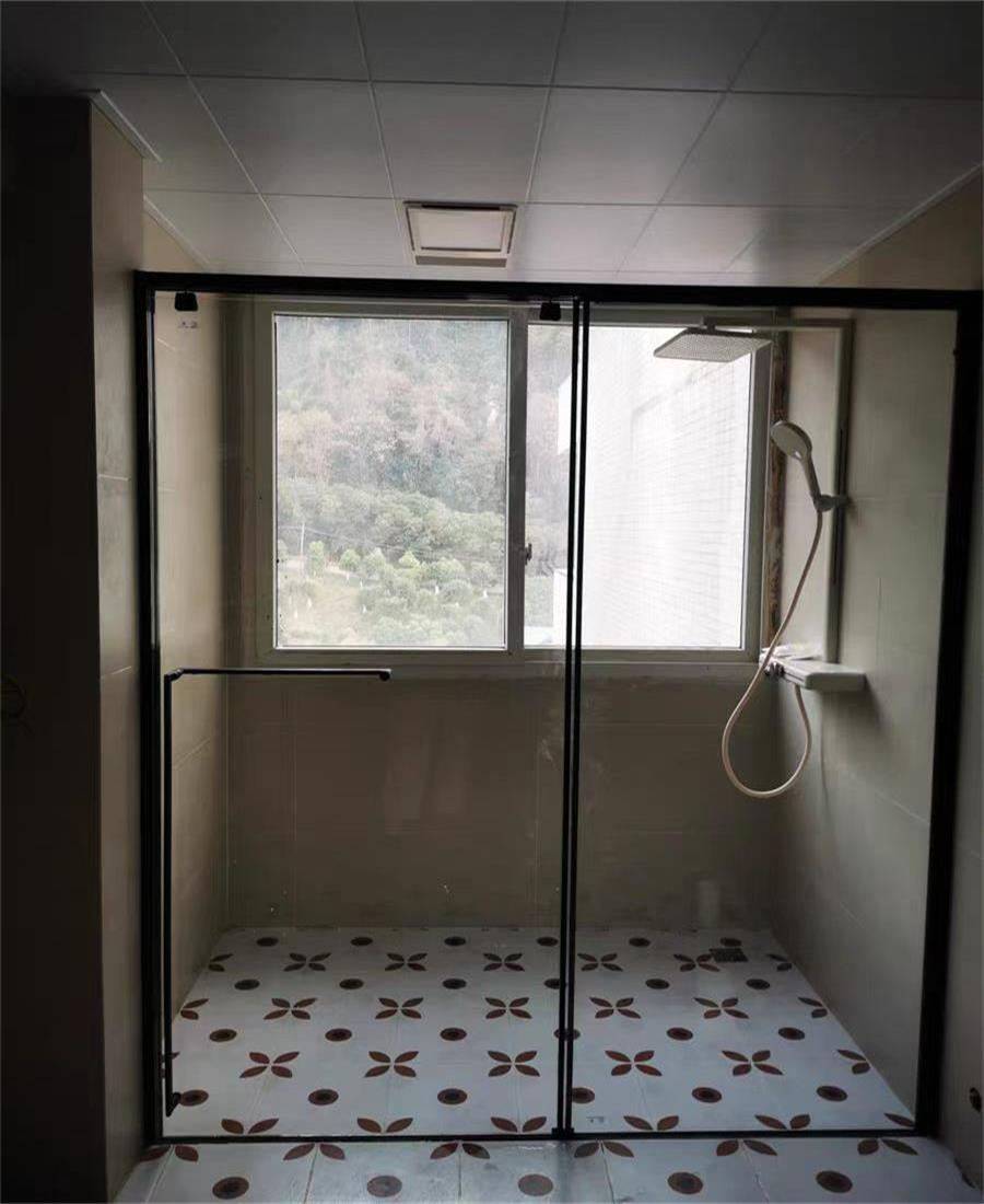 Chengdu Ultra-Narrow Shower Enclosure Straight-Line Arc-Shaped Diamond-Shaped T-Shaped L-Shaped Shower Partition Glass