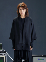 EMEO function craze drifted with Chinese wind dark and black ninja robe