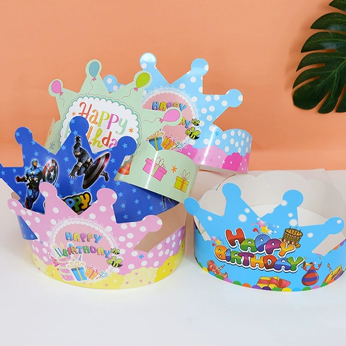 Шапка, сиреневая детская цветная бумага для взрослых, увеличенная толщина, 100 шт