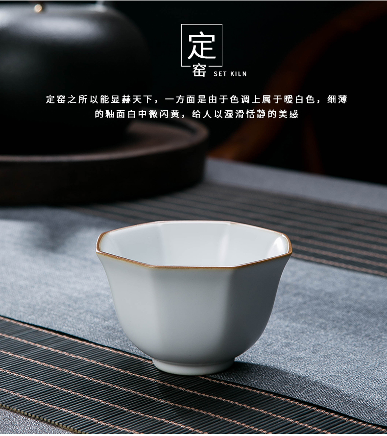 Five ancient jun master cup single CPU jingdezhen your up kung fu tea tea set small household ceramic sample tea cup, cups