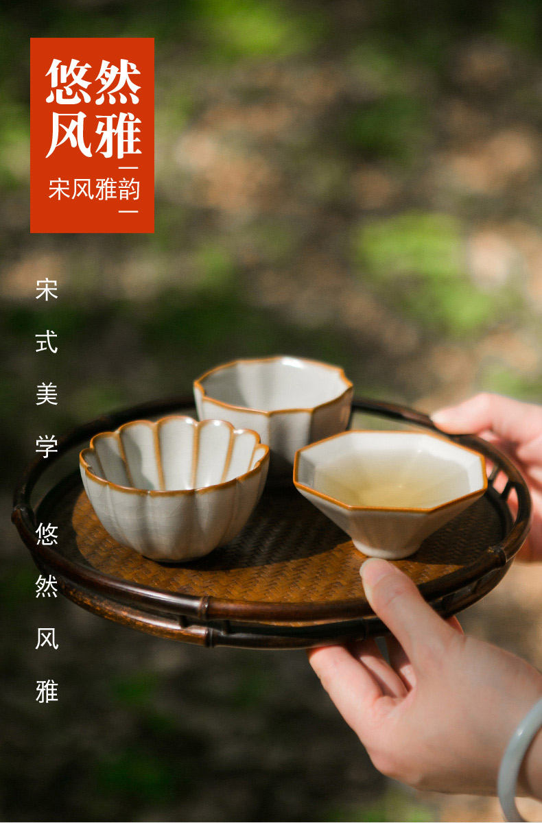 Hongying jingdezhen your up ceramic kunfu tea light masters cup your porcelain craft porcelain cups sample tea cup single CPU