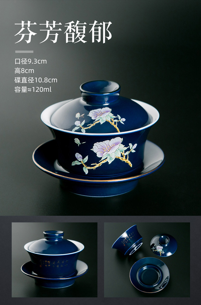 Jingdezhen ceramic only three tureen individual not hot your up large white porcelain cups with hand - made kunfu tea tea