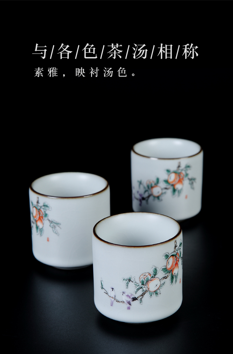 Your up with jingdezhen ceramic tea set household of Chinese style only three tureen kung fu tea cup, the whole set of restoring ancient ways