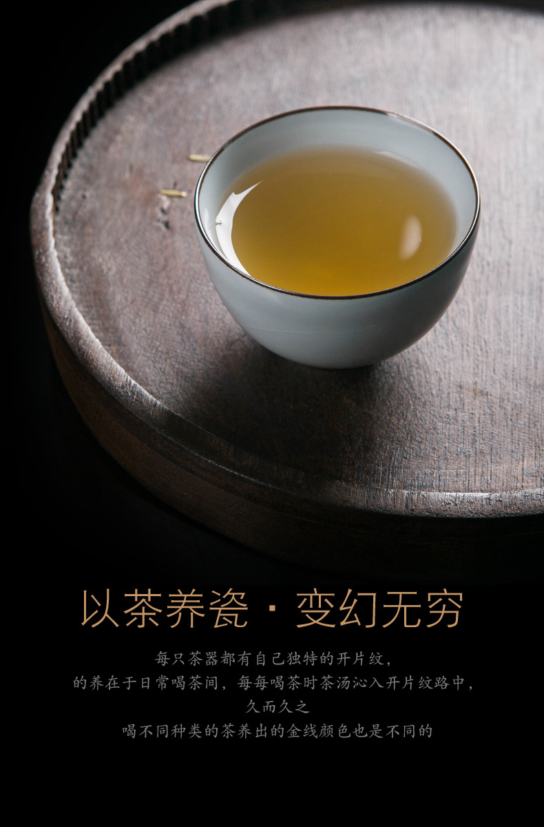 Jingdezhen porcelain up cup tea master cup single cup size, household not hot crack ceramic sample tea cup