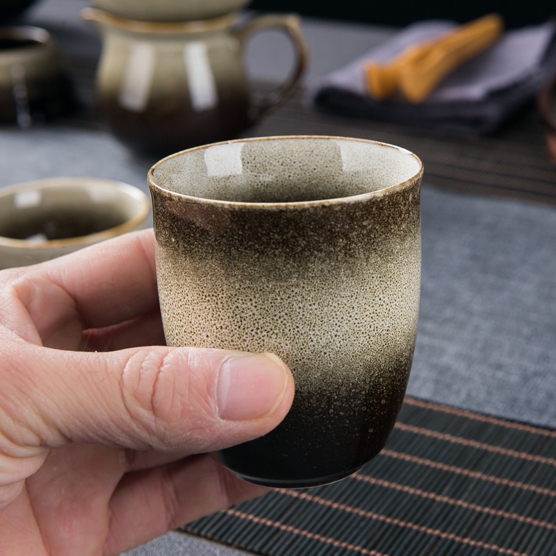 Variable to build a visitor lamp that kung fu tea set home sitting room of a complete set of Chinese ceramic tea cups, gift