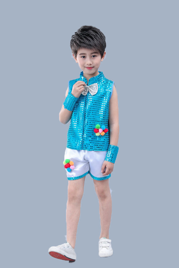 Ngày đầu năm của trẻ em Trang phục biểu diễn cho trẻ em Bé trai và bé gái Mẫu giáo Trang phục khiêu vũ Jazz Ngày của trẻ em quần khiêu vũ cho bé