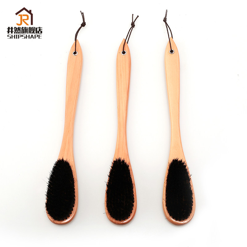Solid wood clothes brush dust cleaning soft brush sticky hair hotel homestay wooden wooden clothes sweeping bed sweeping custom LOGO