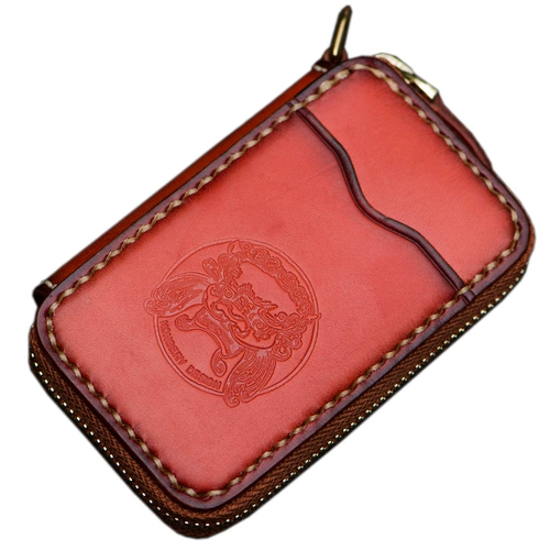 Кожаная ключница, короткий картхолдер подходит для мужчин и женщин, сумка, кошелек, из натуральной кожи