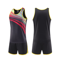 Track and field suit suit for male and female sports students training suit physical examination vest competition suit sports marathon running suit customization