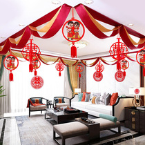 15CM decorative ribbon wavy flag silk ribbon ribbon Christmas festival opening celebration decoration supplies