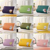 Latex pillow pillow case single pillow 60x40 Thai rubber pillow memory pillow head cover 50x30 childrens single pillow towel