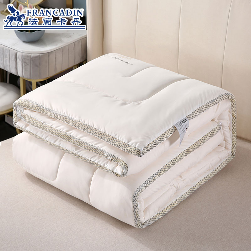 Frankadan antibacterial soybean fiber quilt winter by single double spring and autumn core pure color thickening students bedding