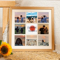 Цвет бревна с твердым деревом+jiugongge 【33*33 см】 -В будущем