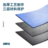 Texas Hold'em Polynut Pult Table Clate Clate Latch Dice Sica Black Jie Kack Table Pad Games Games