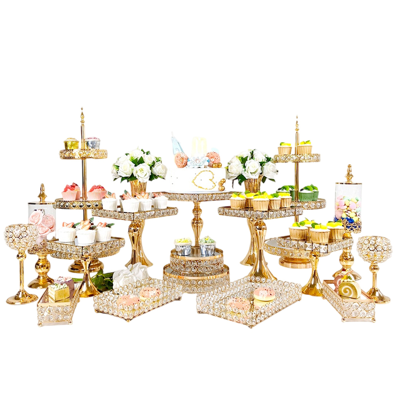 Square Cake Stand Dessert Table Decoration, Hotel Wedding Arrangement, Crystal Electroplated Plate Decoration for First Birthday Square Cake Stand Dessert Table Decoration, Hotel Wedding Arrangement, Crystal Electroplated Plate Decoration for First Birthday