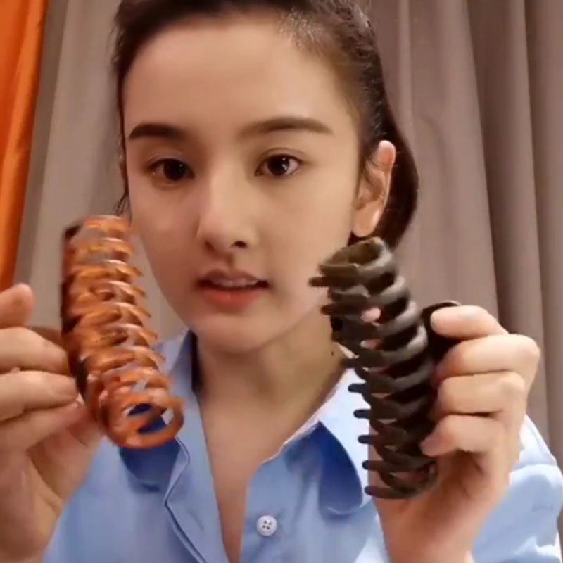 Hair clip Large Korean elegant rhinestone cute fashion bathing wild ponytail plate hairpin female back of the head hairpin