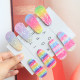 ins girly heart cute rainbow gradient sequin hair clip bb clip hyuna style children's bangs side clip one-word clip korean