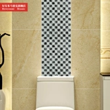 好有米 Маленькие частицы черного льда, треснувшая стеклянная мозаика, фоновая настенная плитка, КТВ, украшение для ванной комнаты