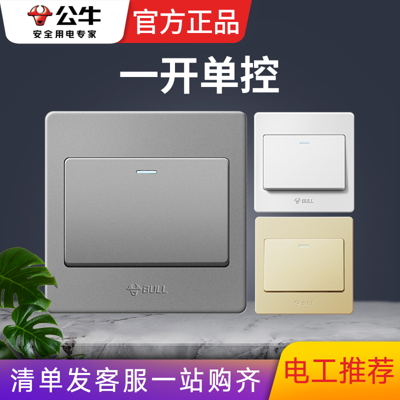 Single-Gang Single-Control Switch, Single-Pole Switch, Socket Panel, Light Switch Panel, Single-Key Switch Single-Gang Single-Control Switch, Single-Pole Switch, Socket Panel, Light Switch Panel, Single-Key Switch