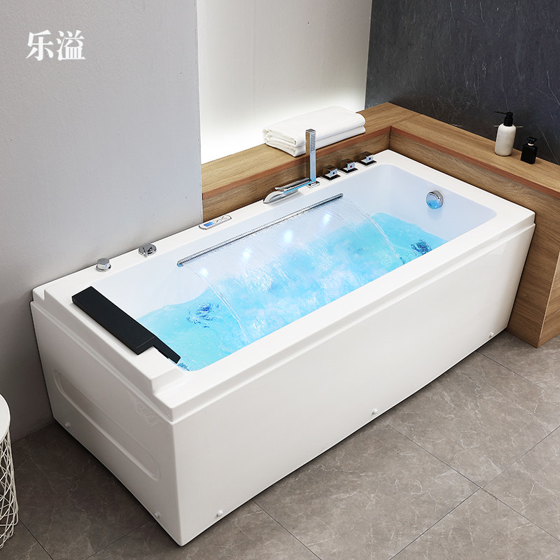 Surfing Falls Massage single acrylic bathtub basin thermostat heating 1 4 1 5 1 6 1 7 1 8 m