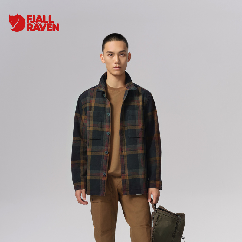 Arctic Fox Men's Plaid Shirt Jacket Autumn and Winter New Thickened Warm Long-Sleeved Shirt 12600226