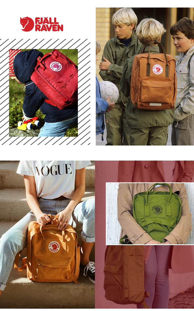 Ba lô Fjallraven Bắc cực cáo kanken mini nam và nữ nhẹ ba lô nhỏ 23561 balo đeo chéo